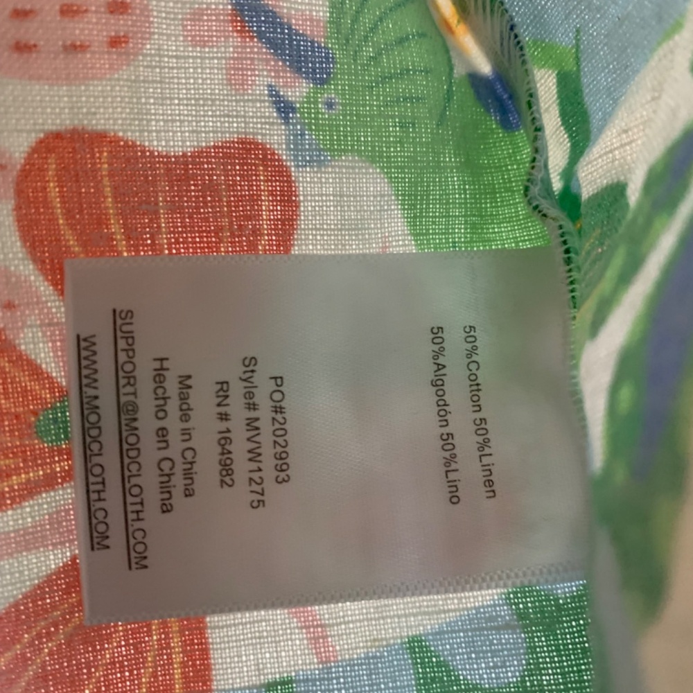 Modcloth Spotlight Spark Sleeveless Shirt with Colorful Dinosaurs - Picture 9 of 9